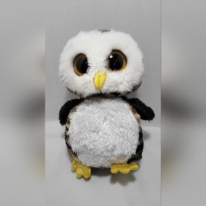 TY Owliver the Camo Owl Glitter Eyes 9" Plush 2015.